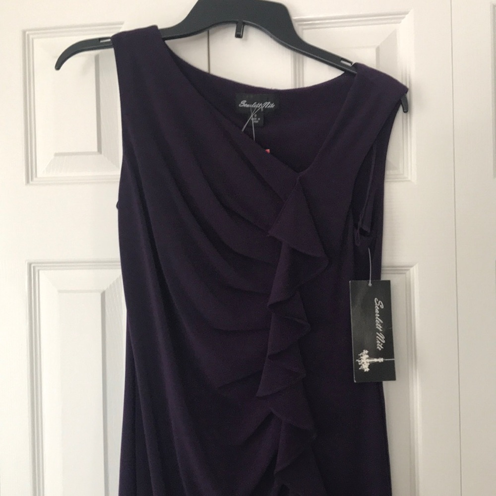 Purple Ruffle Dress - Picture 2 of 5